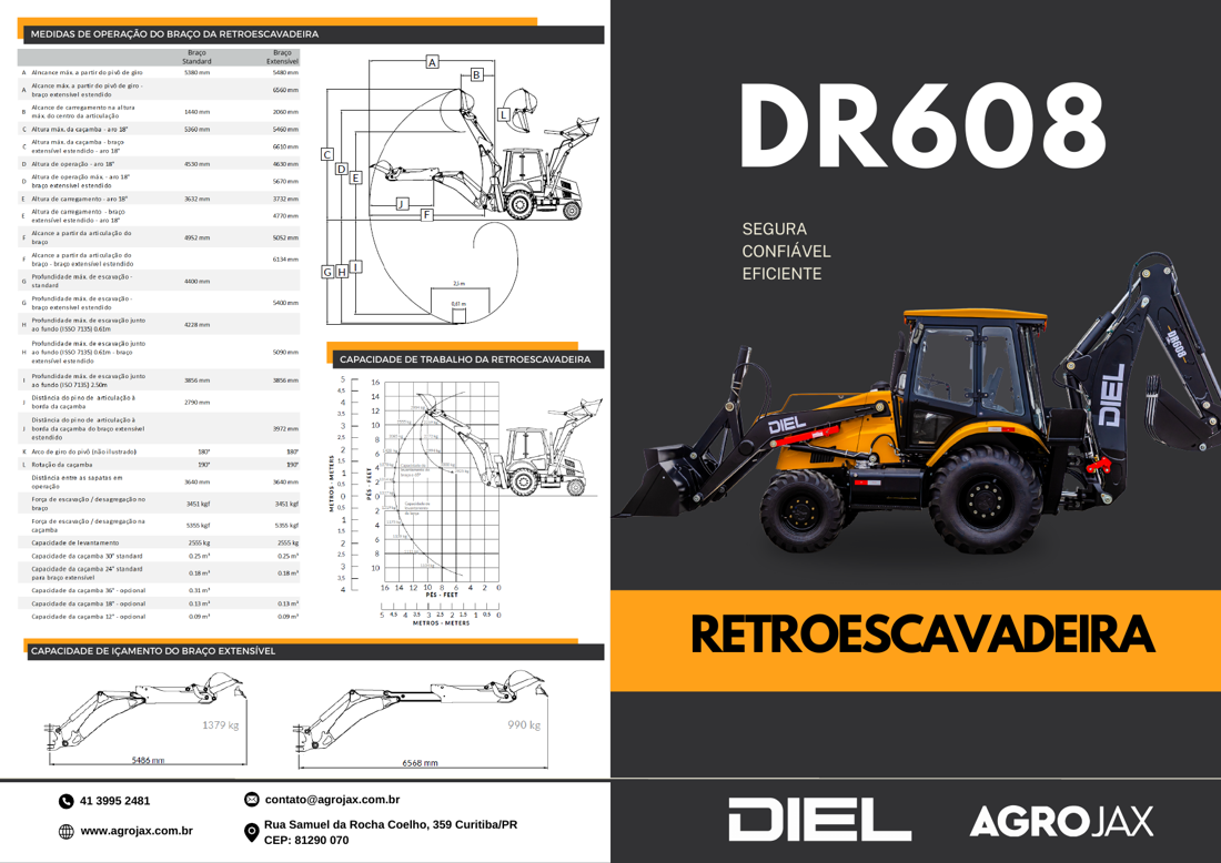 Capa do catálogo DIEL DR608