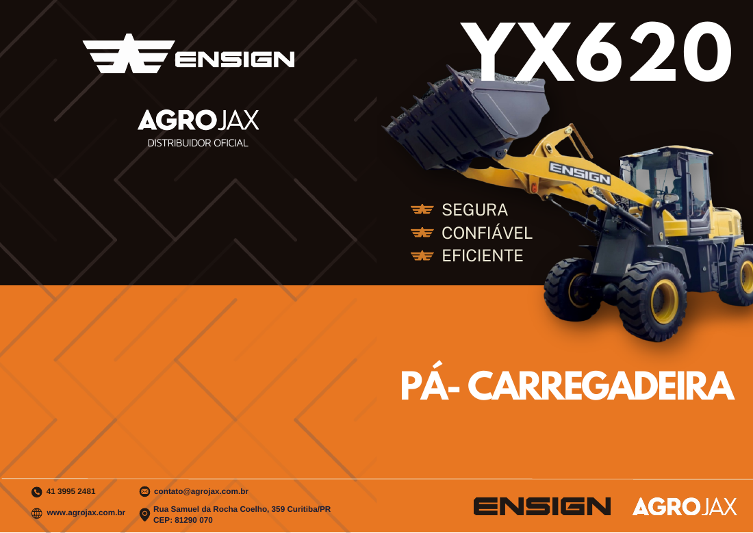 Capa do catálogo ENSIGN YX620