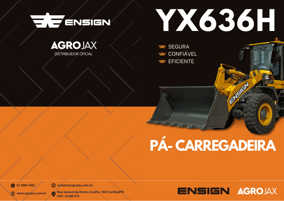 Capa do catálogo ENSIGN YX636H