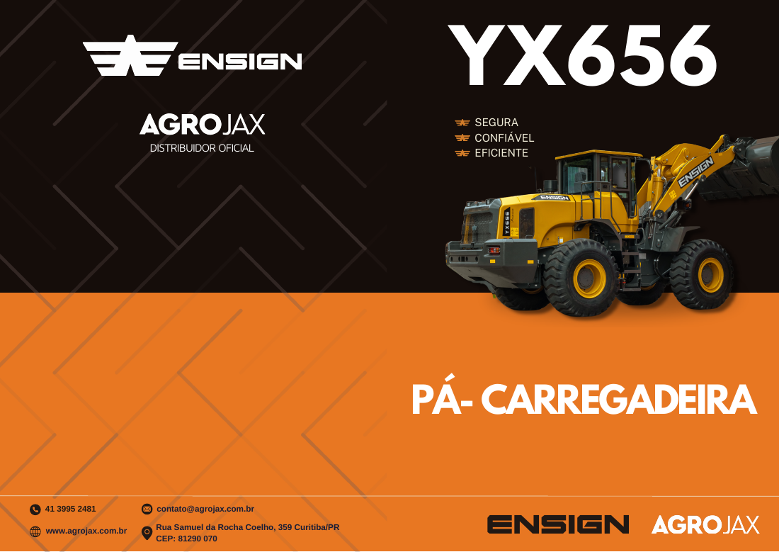 Capa do catálogo ENSIGN YX656