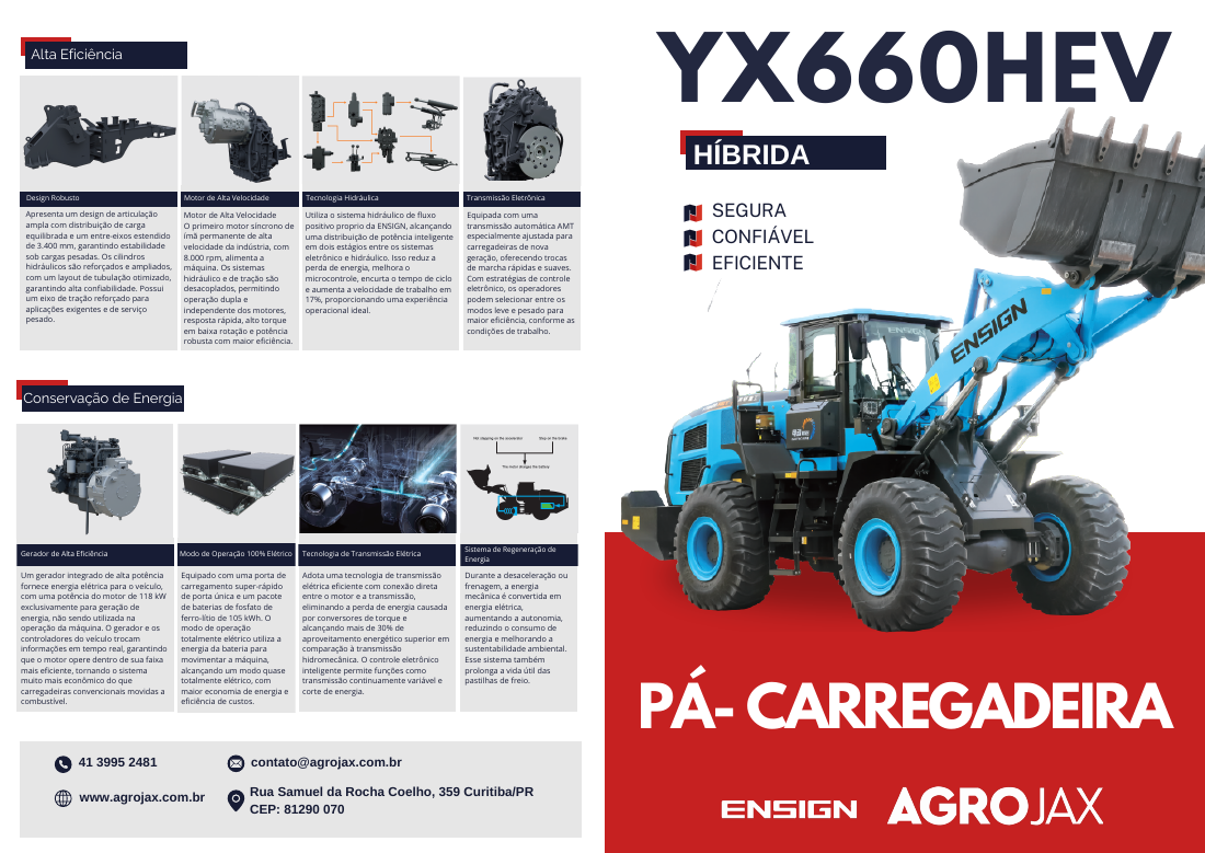 Capa do catálogo ENSIGN YX660HEV